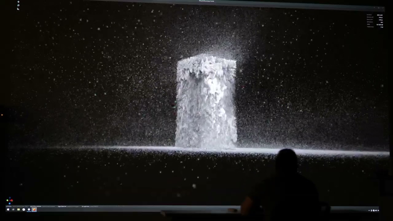 Embergen. Particle Madness. [4k 60hz, projector]