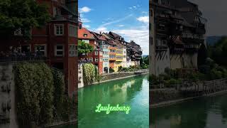 Laufenburg 🇨🇭🇩🇪#switzerland #germany #shorts
