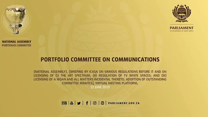 Portfolio Committee on Communications, 23:06:2020