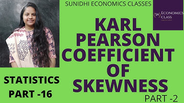 KARL PEARSON COEFFICIENT OF SKEWNESS| MEASURES OF DISPERSION| STATISTICS & ECONOMETRICS FOR UGC NET|