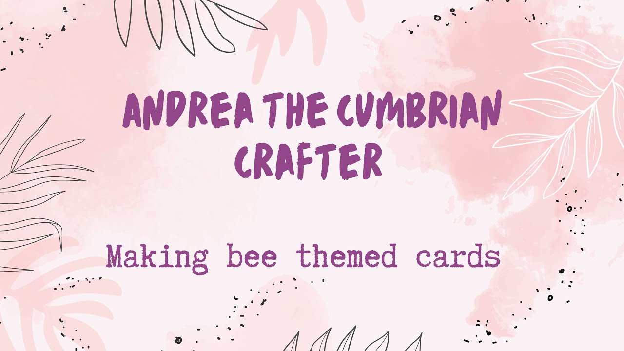 Making bee themed cards 🐝