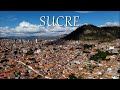 Sucre, BOLIVIA, from La Recoleta. Drone view