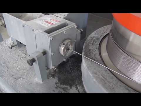 fine(work) live video of wire drawing machine