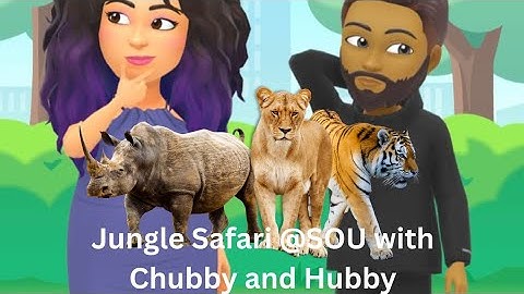 Jungle Safari at Statue of unity with Chubby and Hubby#zephyr