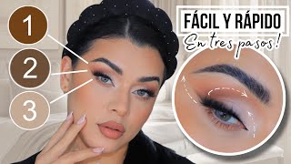 APRENDE A MAQUILLARTE EN 3 PASOS / TUTORIAL PARA PRINCIPIANTES 