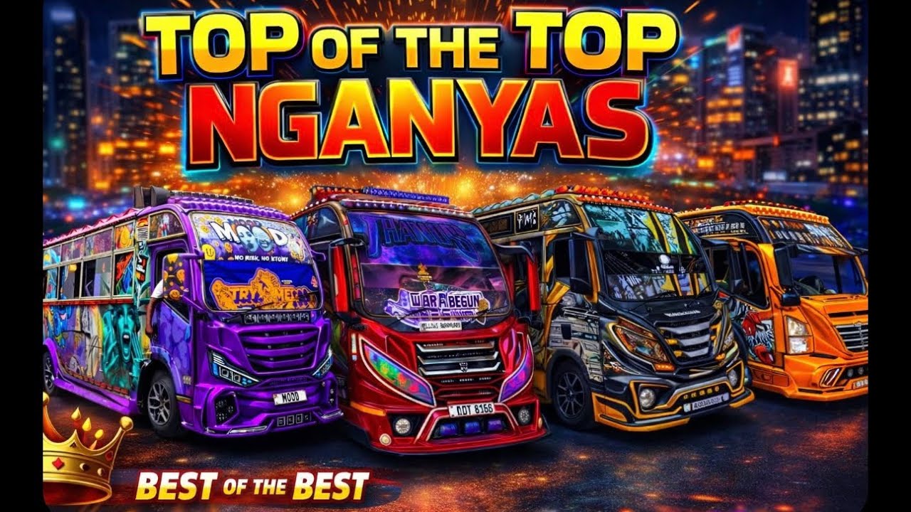 Top of the Top Nganyas in Nairobi | Ultimate Matatu Showdown | PSV Buses Africa Edition ft Mood,