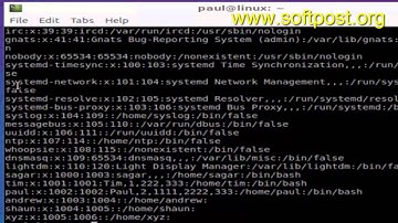 How to list users in Bash