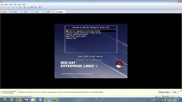 installation of RHEL6 on vmware workstation