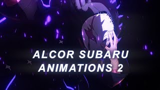 Alcor Subaru Natsuki Animation 2 | 4K Twixtor Clips | Re Zero