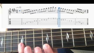Rs Acoustic Grade 4 scale 1 52 bpm E major with TAB