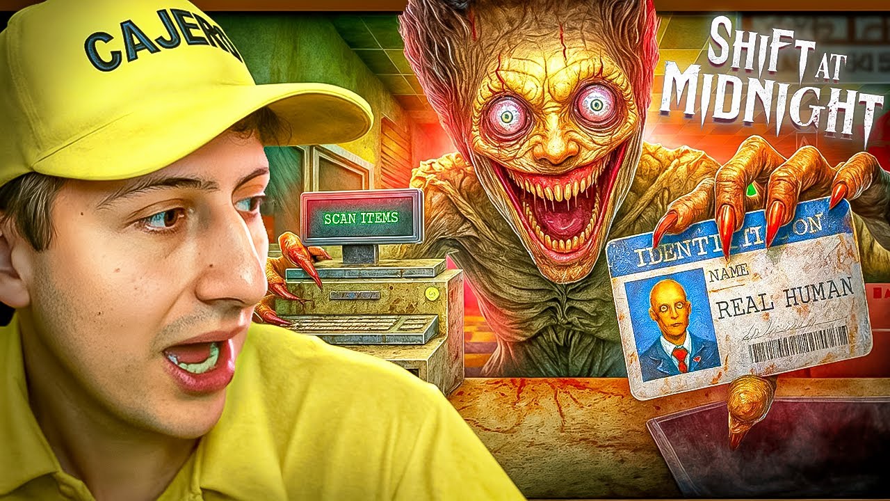 Trabajé a las 3AM en un SUPERMERCADO y ME ARREPENTÍ 😨 | Shift At Midnight Demo Completa