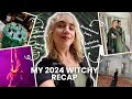2024 Witchy Recap ☾ | Travel Vlog, Winter Spellwork, PA Ren Faire &amp; More