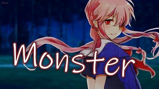 Nightcore - Monster (RIELL) - (Lyrics)