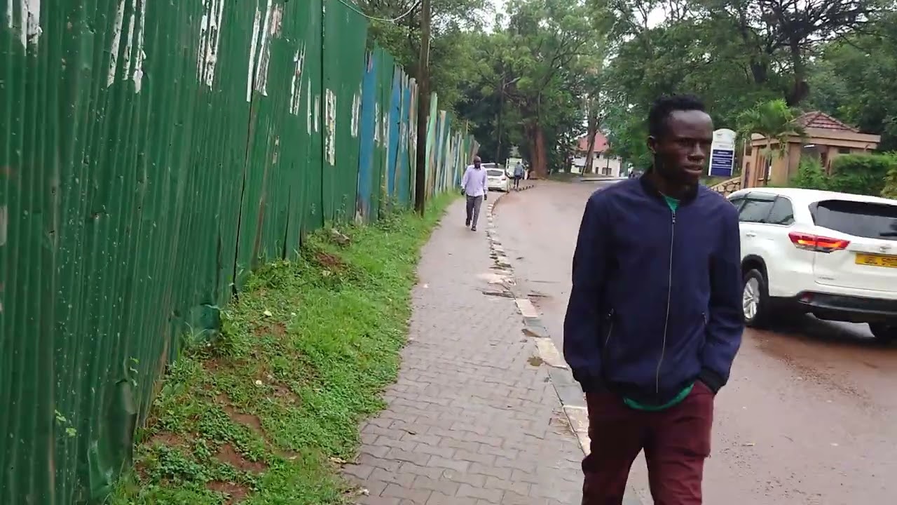 Blessing of rain 4K walk, in Uganda. Kampala Makerere