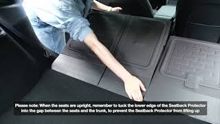 3D Seatback Protector Installation