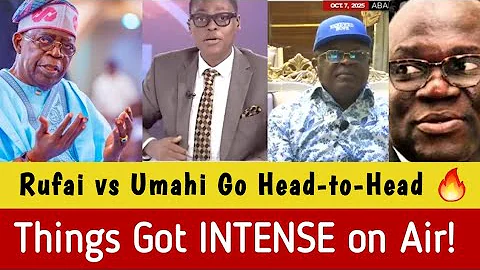 Heated Moment as Rufai Oseni Clashes with Works Minister David Umahi LIVE on Arise News!
