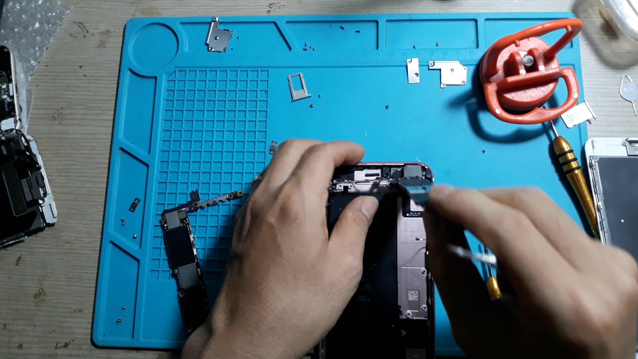 iPhone 6s Plus Logic Board Motherboard Replacement How To Change - YouTube