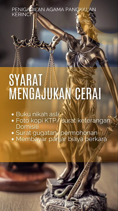 syarat mengajukan cerai #cerai #pengadilanagama