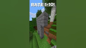 Rate My Minecraft Build ⛏️ (1-10) #shorts