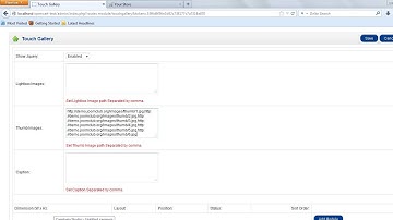 Touch Gallery Opencart Module