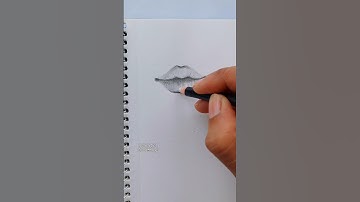How to Draw Lips✨️ (Easy) #lips #tutorial #drawing #sketch #art #howtodraw #shortsfeed