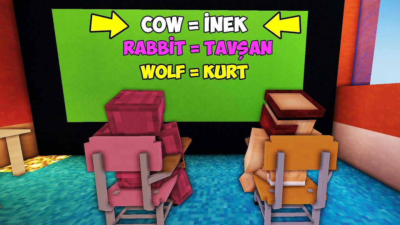 FAKİR VE SAKAR İNGİLİZCE ÖĞRENİYOR !! 😱 - Minecraft