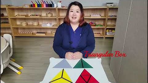 Montessori Materials: Triangular Box
