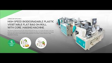 High Speed  Plastic  Rolling  Bag Making Machine