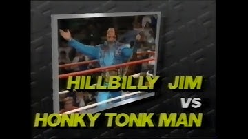 Thumbnail of Hillbilly Jim vs Honky Tonk Man   SuperStars May 7th, 1988