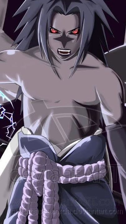 sasuke kehilangan segel kutukan orochimaru #naruto #sasuke #anime
