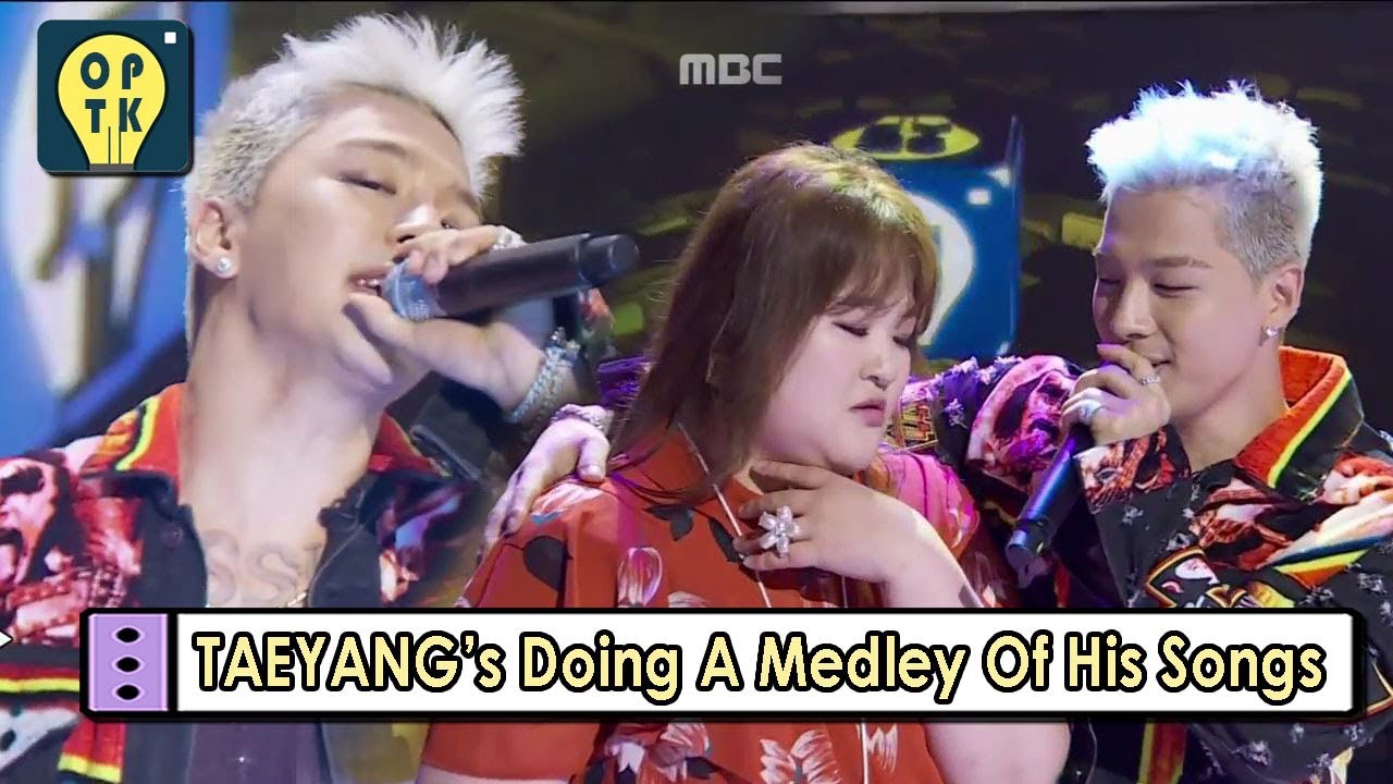 [Oppa Thinking - TAEYANG (BIGBANG)] He Does Medley Of His Songs 20170828