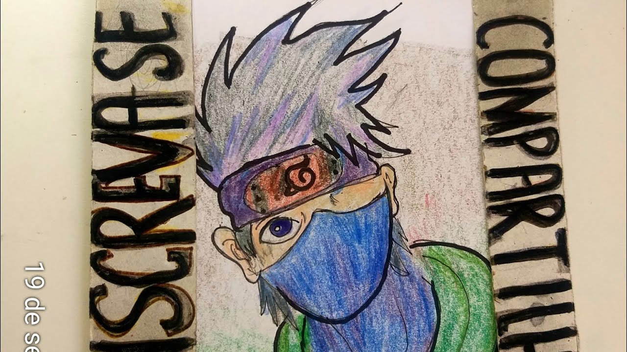 COMO DESENHAR O KAKASHI ANBU (Naruto Shippuden) - Gilmar Marcel 