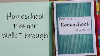 2020-2021 Homeschool Planner || DIY Homeschool Planner ||