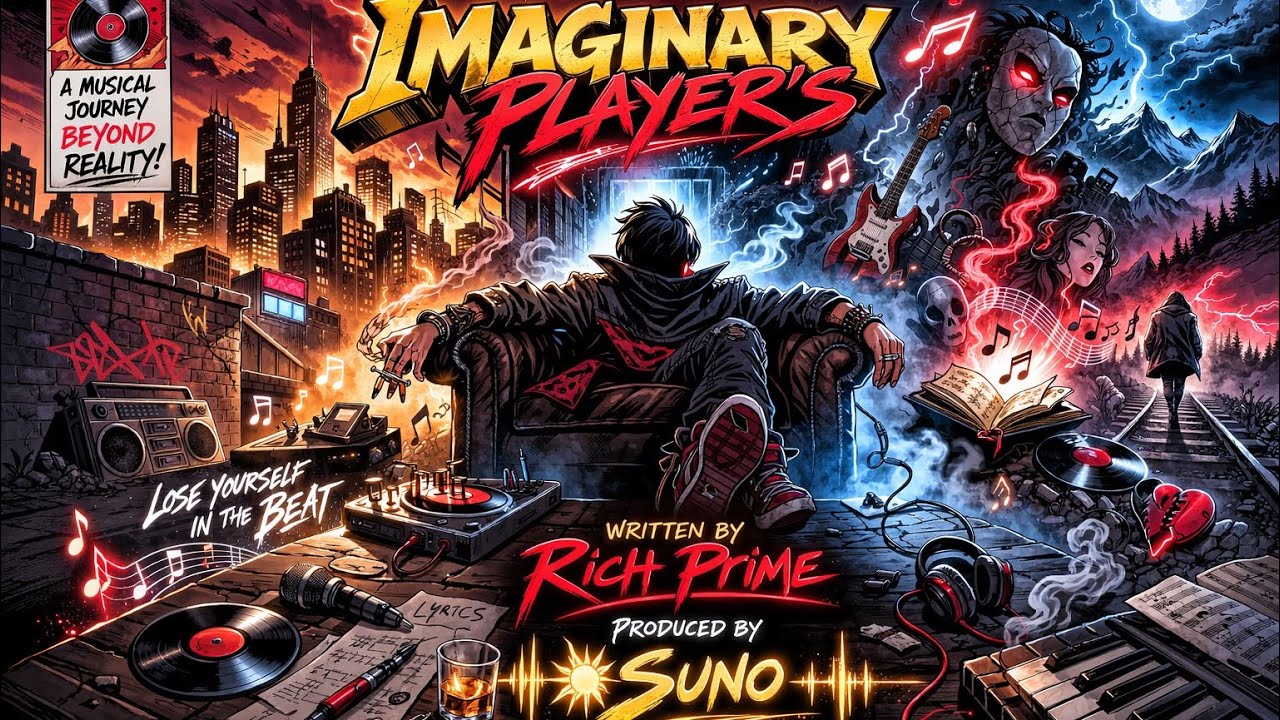 (AI Music) Imaginary Player's Written By Rich Prime Produced By Suno #aimusic 