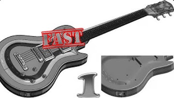 1F- Project 5| Electric Guitar | SolidWorks  Fast 3D modeling Tutorial: body 1