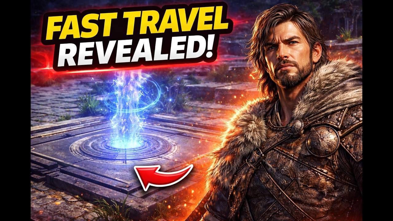 Stop Wasting Time! Fast Travel in Crimson Desert Explained - YouTube