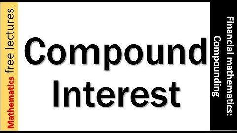 Compound Interest question Lecture 5