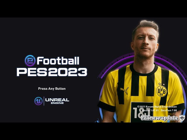 PES 2022 Season Update Concept Menu for PES 2021 by PESNewupdate ~