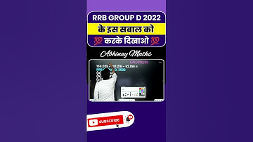 RRB GROUP D के इस सवाल को करके दिखाओ 💯 abhinay sir clip ssc abhinay maths #ssc #cgl