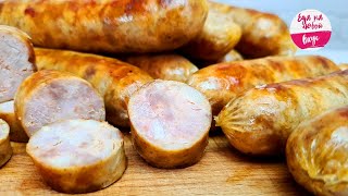 Домашняя колбаса вкуснее в 10 раз. Как пользоваться оболочкой, чтобы не лопалась?| Еда на любой вкус