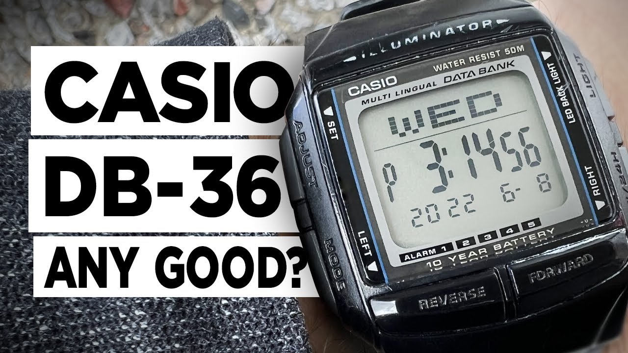 The #CASIO DB-36 Data Bank Digital Watch with 5 and Stopwatch - Is it any good? - YouTube