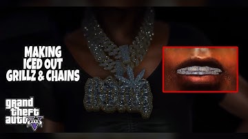 Making Iced Out Grillz & Chains In GTA RP (FiveM) | GTA Blender 3D Modeling