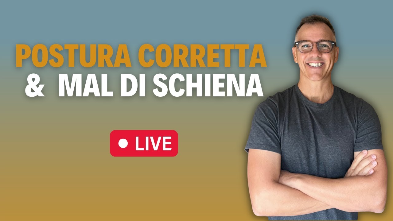 Postura corretta e mal di schiena - YouTube