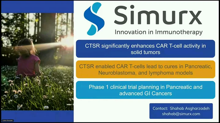 Simurx, Inc. Founder Shahab Asgharzadeh quick pitc...