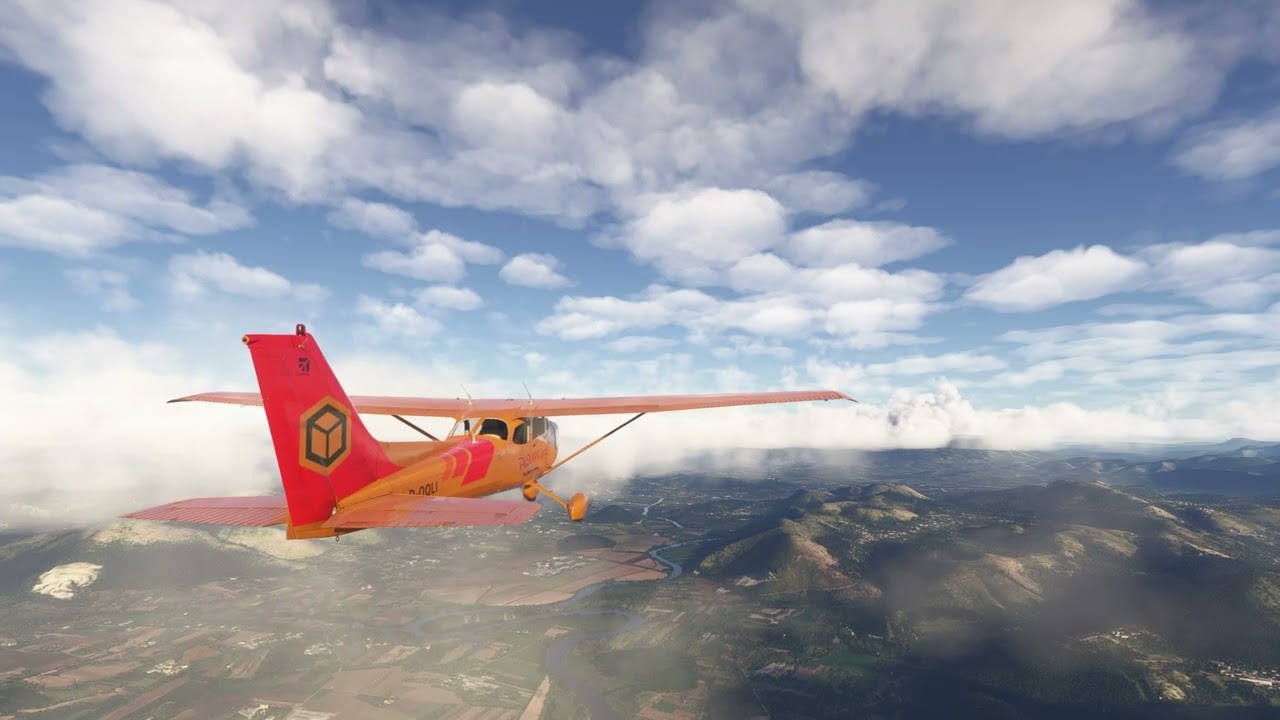 Грузоперелётки №1 | Италия | Cessna 172 | Real-Time | No Commentary