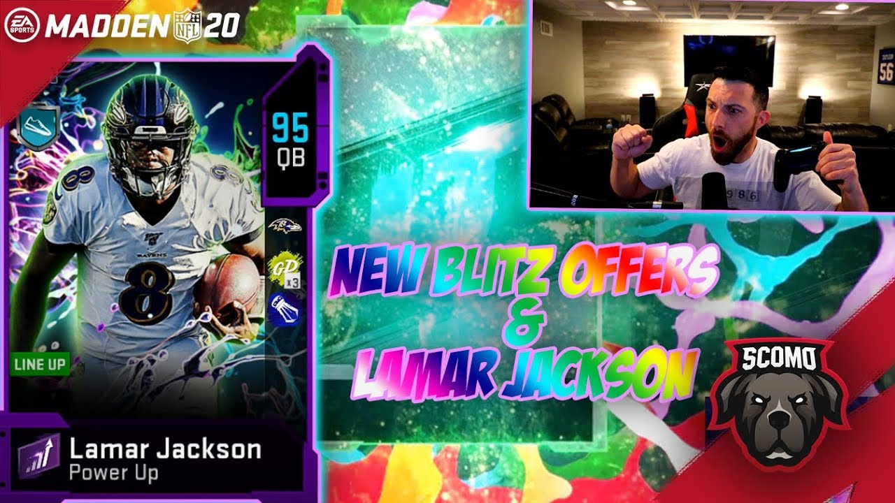 Blitz Master Lamar Jackson Unlocked & New Blitz Store Offers [MADDEN 20 ULTIMATE TEAM]
