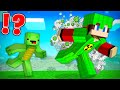 NUCLEAR Armor Speedrunner vs Hunter in Minecraft - Maizen JJ and Mikey