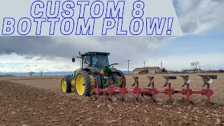 Custom 8 bottom international plow