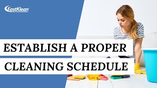 How To Establish A Proper CLEANING SCHEDULE | Cleaning Tips #short