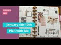 Plan With Me / January 4th-10th/ Classic Vertical Planner